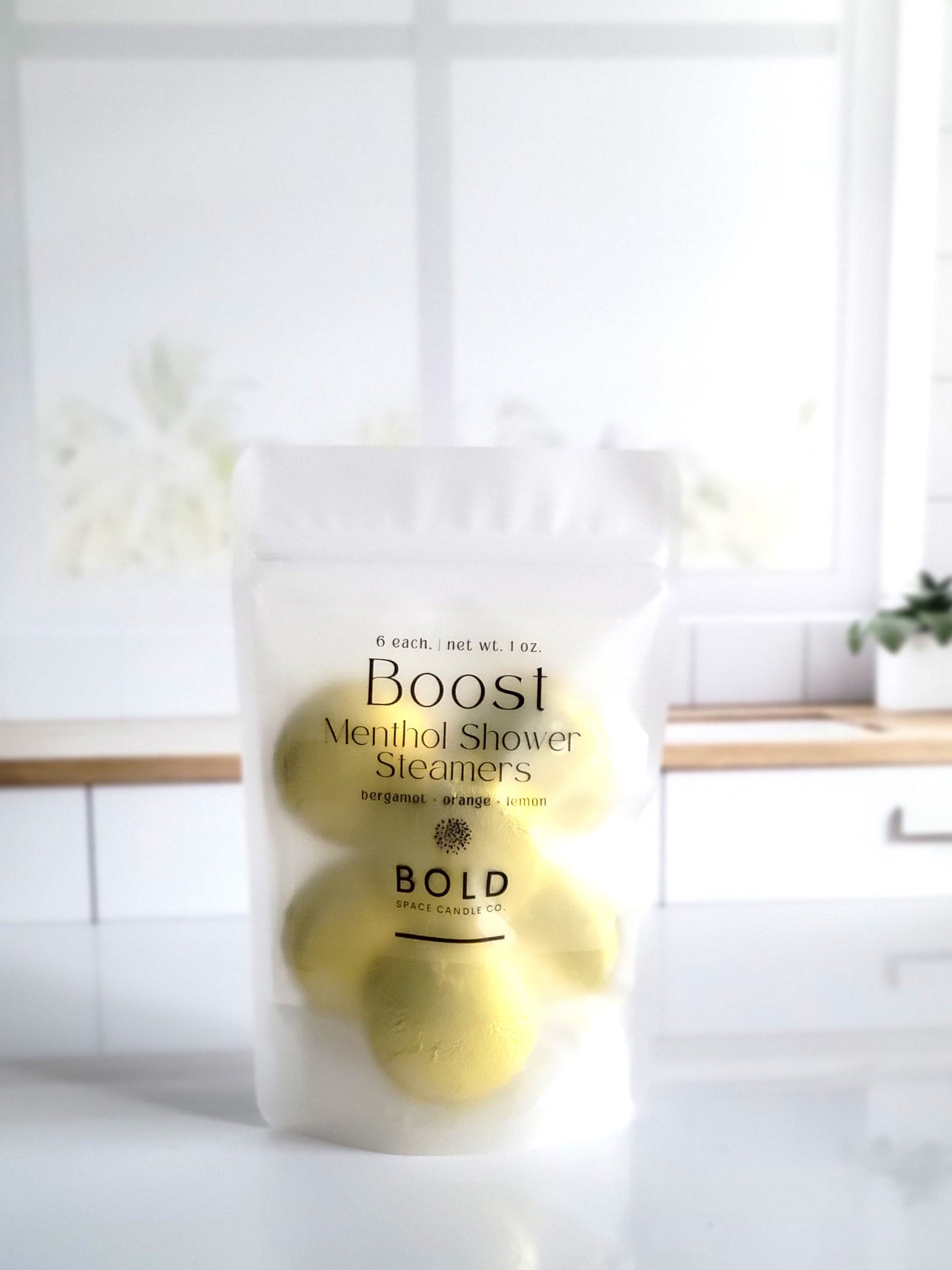 Boost - Bergamot + Blood Orange + Lemon Shower Steamers-Bold Space Candle Co.