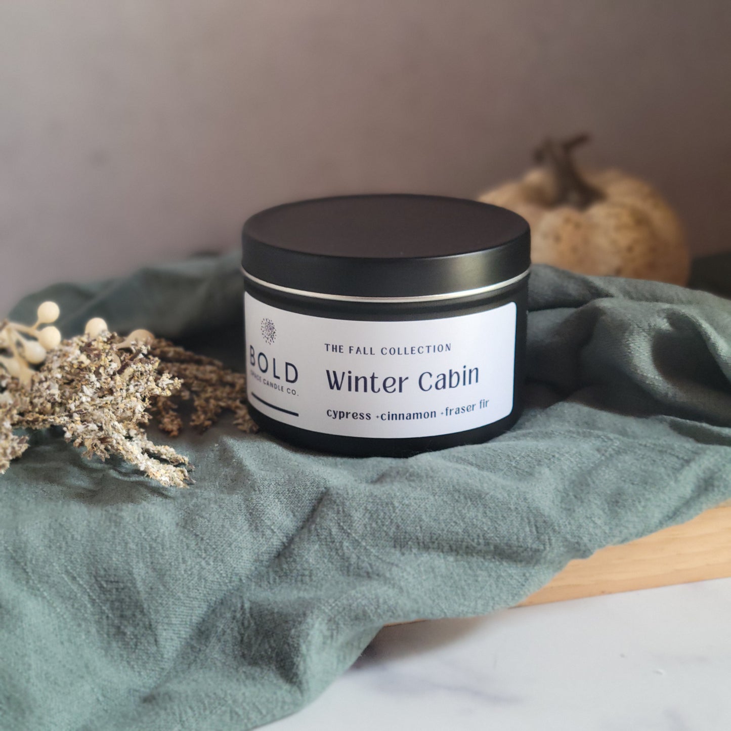 Winter Cabin - Cypress + Fraser Fir + Cinnamon- 6 oz.