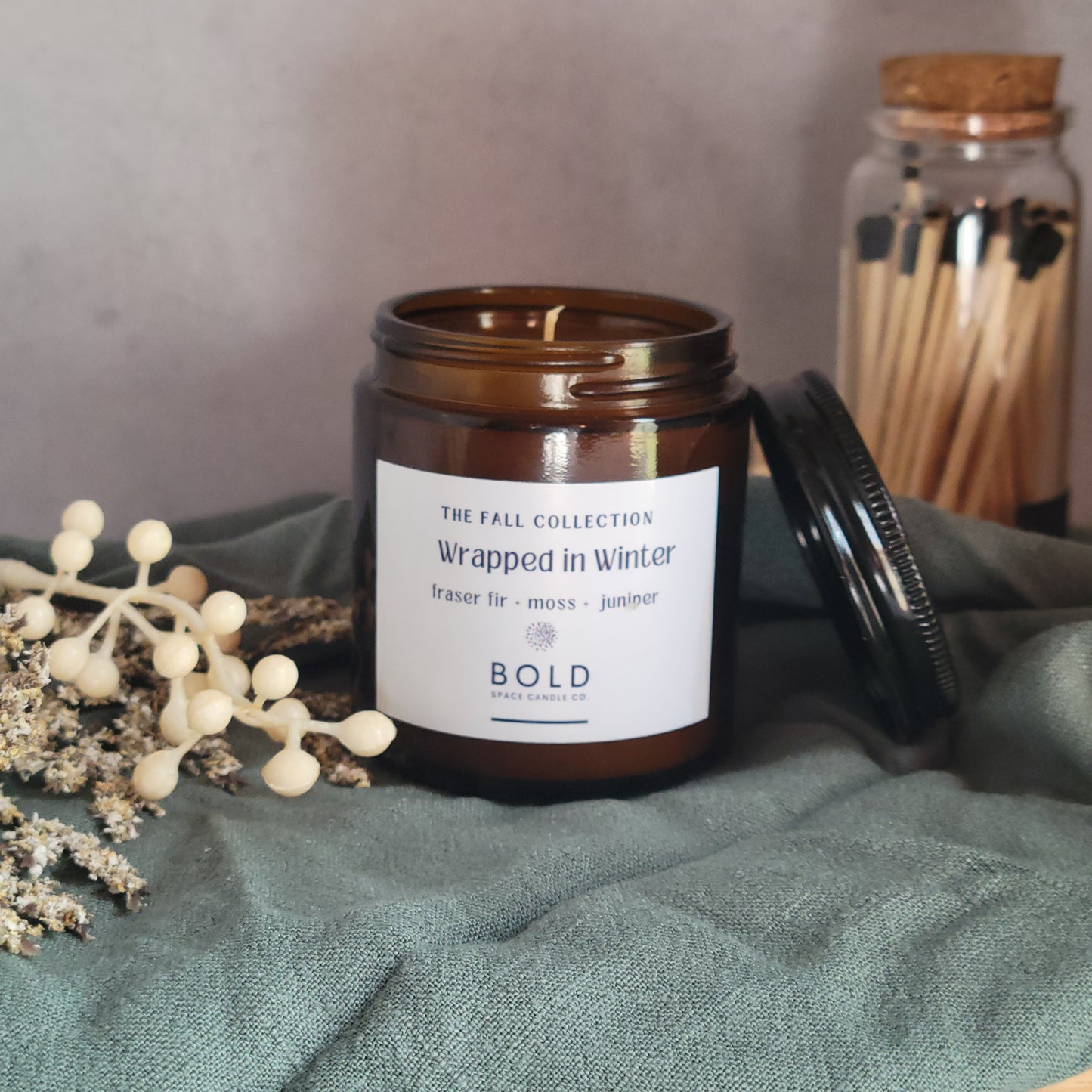 Wrapped in Winter - Fraser Fir + Moss + Frosted Juniper - 3 oz.