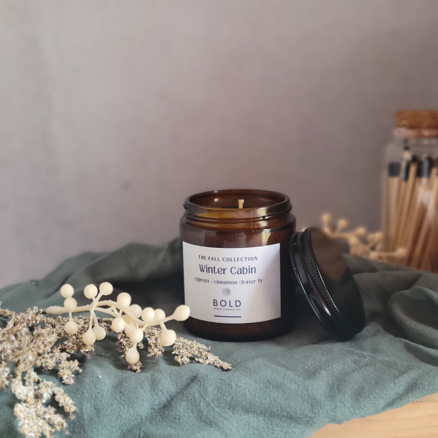 Winter Cabin - Cypress + Fraser Fir + Cinnamon- 3 oz.