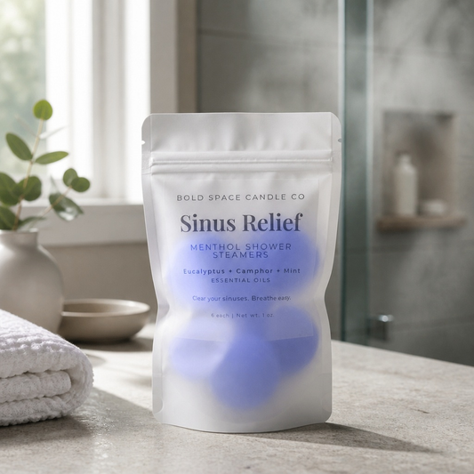 Sinus Relief - Eucalyptus + Camphor + Rosemary Shower Steamers