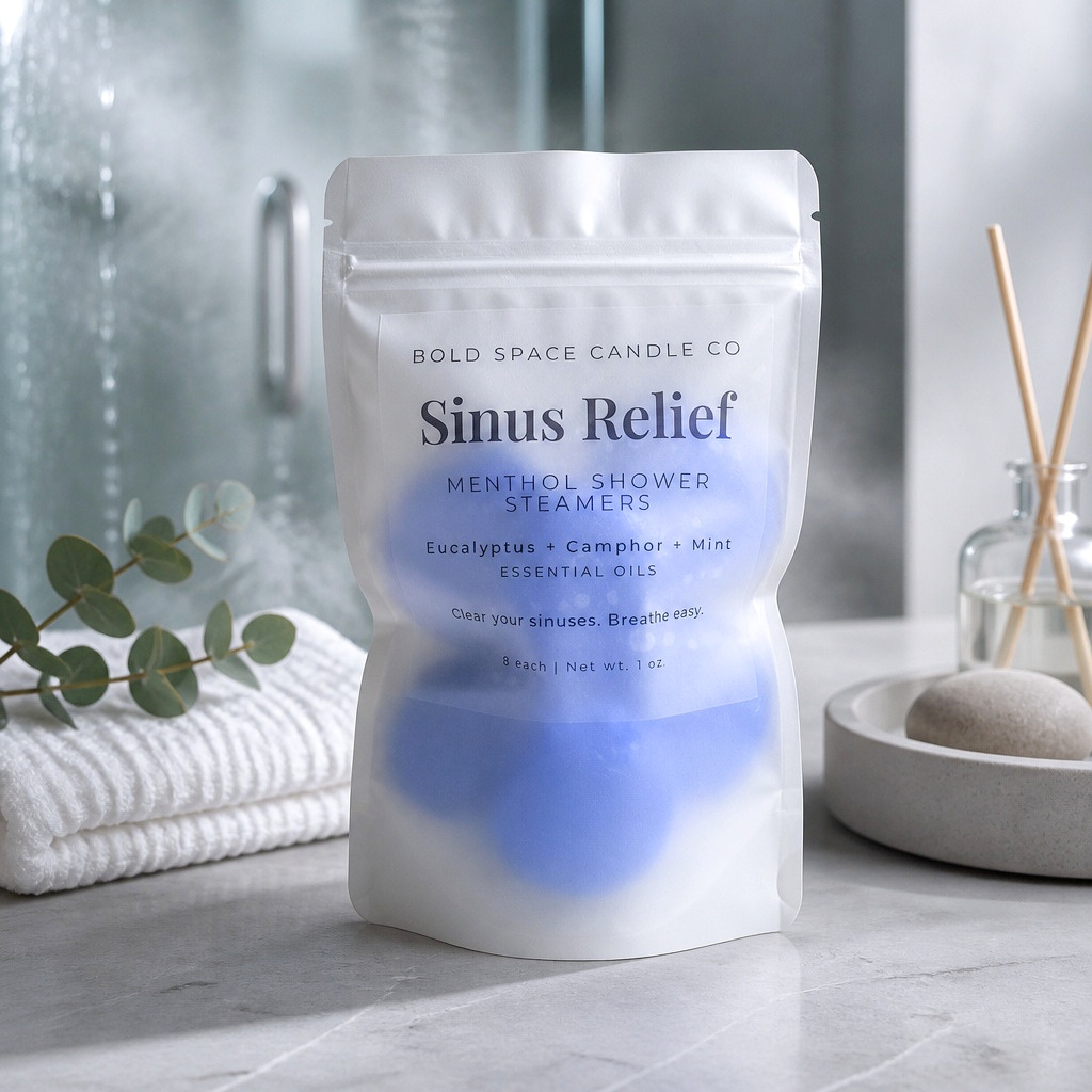 Sinus Relief - Eucalyptus + Camphor + Rosemary Shower Steamers
