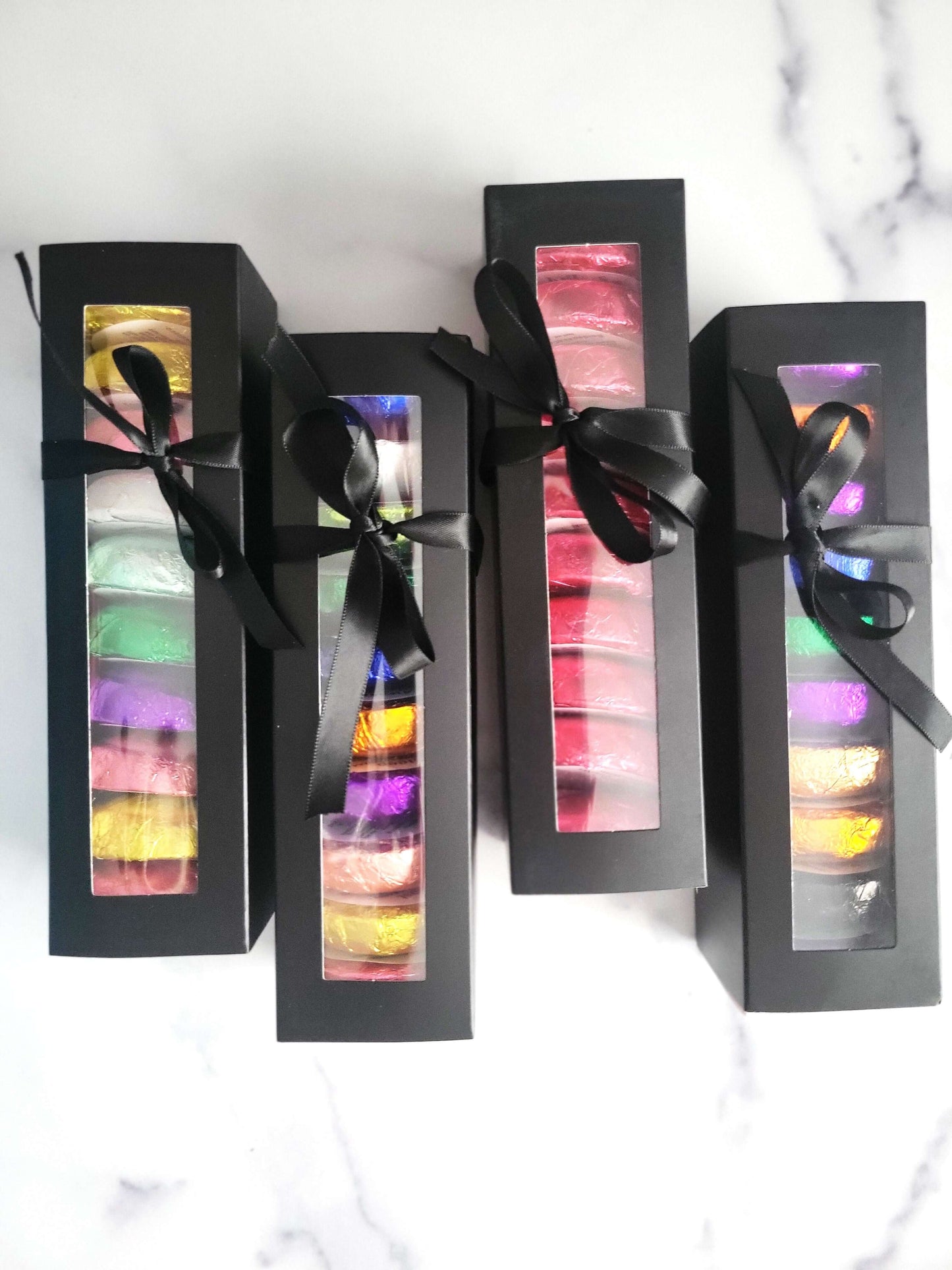 Aromatherapy Macaron Gift Box: 10 Menthol Shower Steamers | Self-Care & Relaxation