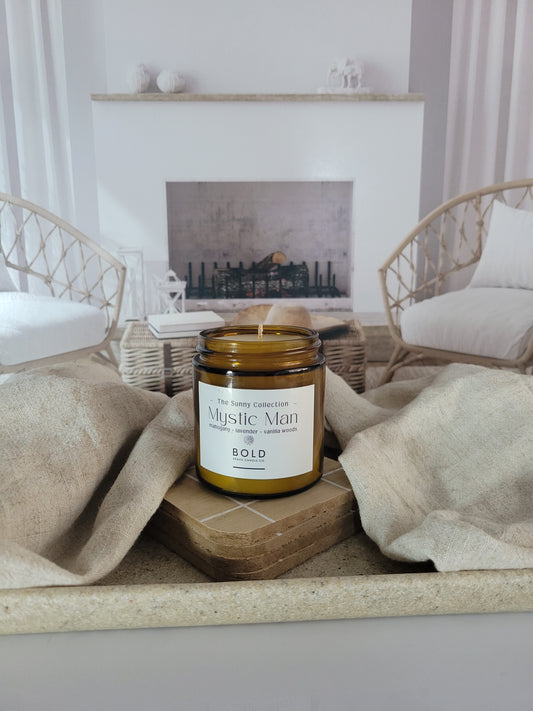 3 oz. soy candle. Great candle gift for men