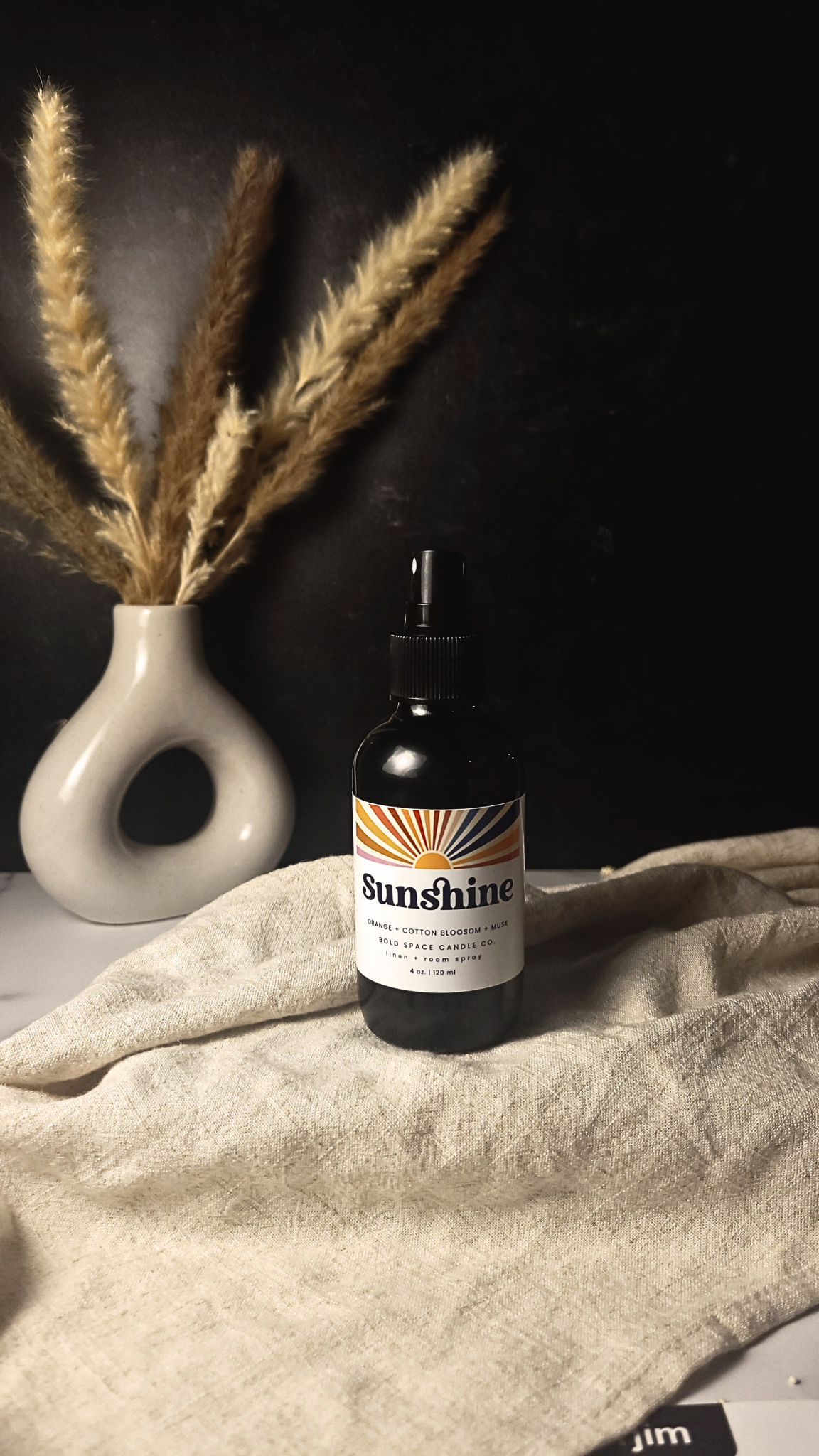 Sunshine - Linen & Room Spray – 4 oz. Black Bottle