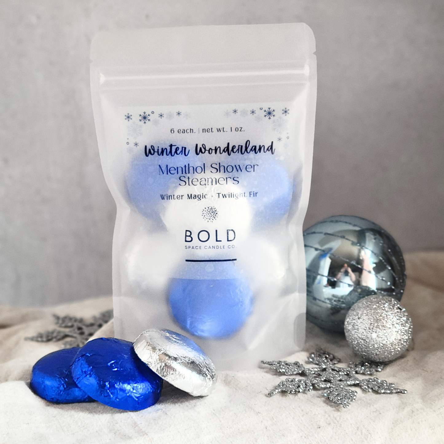 Winter Wonderland Shower Steamers | 2 scents | 6 pack