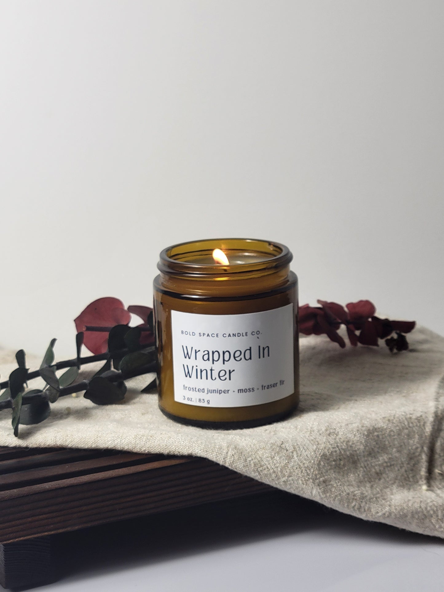 Wrapped in Winter - Fraser Fir + Moss + Frosted Juniper - 3 oz.