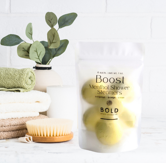 Boost - Bergamot + Blood Orange + Lemon Shower Steamers | Hand-made | Self-Care