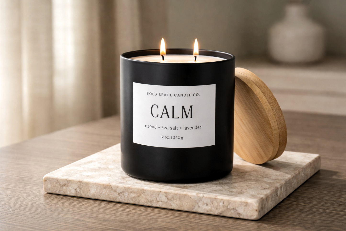 12 oz. Calm - Ozone + Lavender + Sea Salt