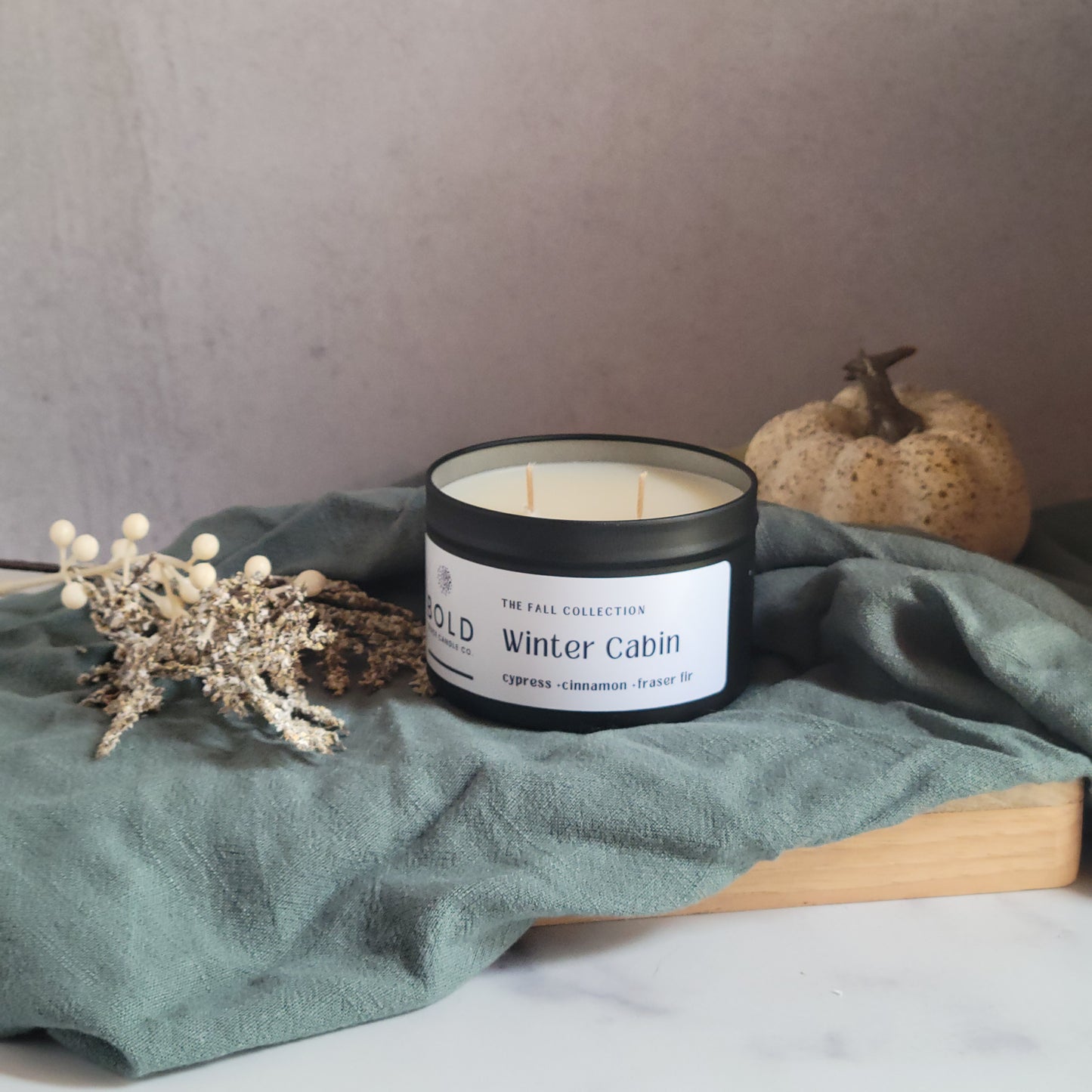 Winter Cabin - Cypress + Fraser Fir + Cinnamon- 6 oz.