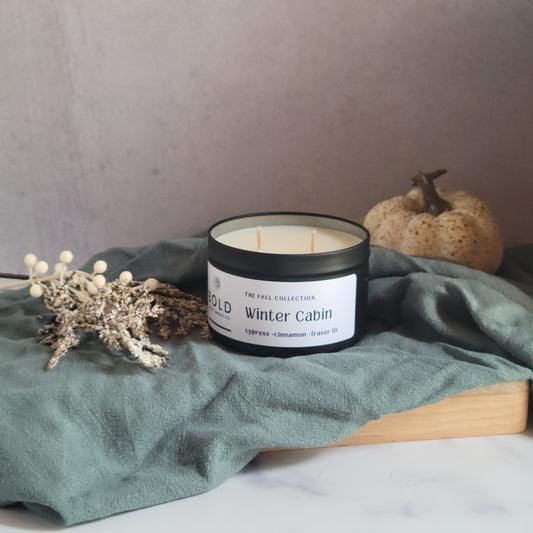 Winter Cabin - Cypress + Fraser Fir + Cinnamon- 6 oz.