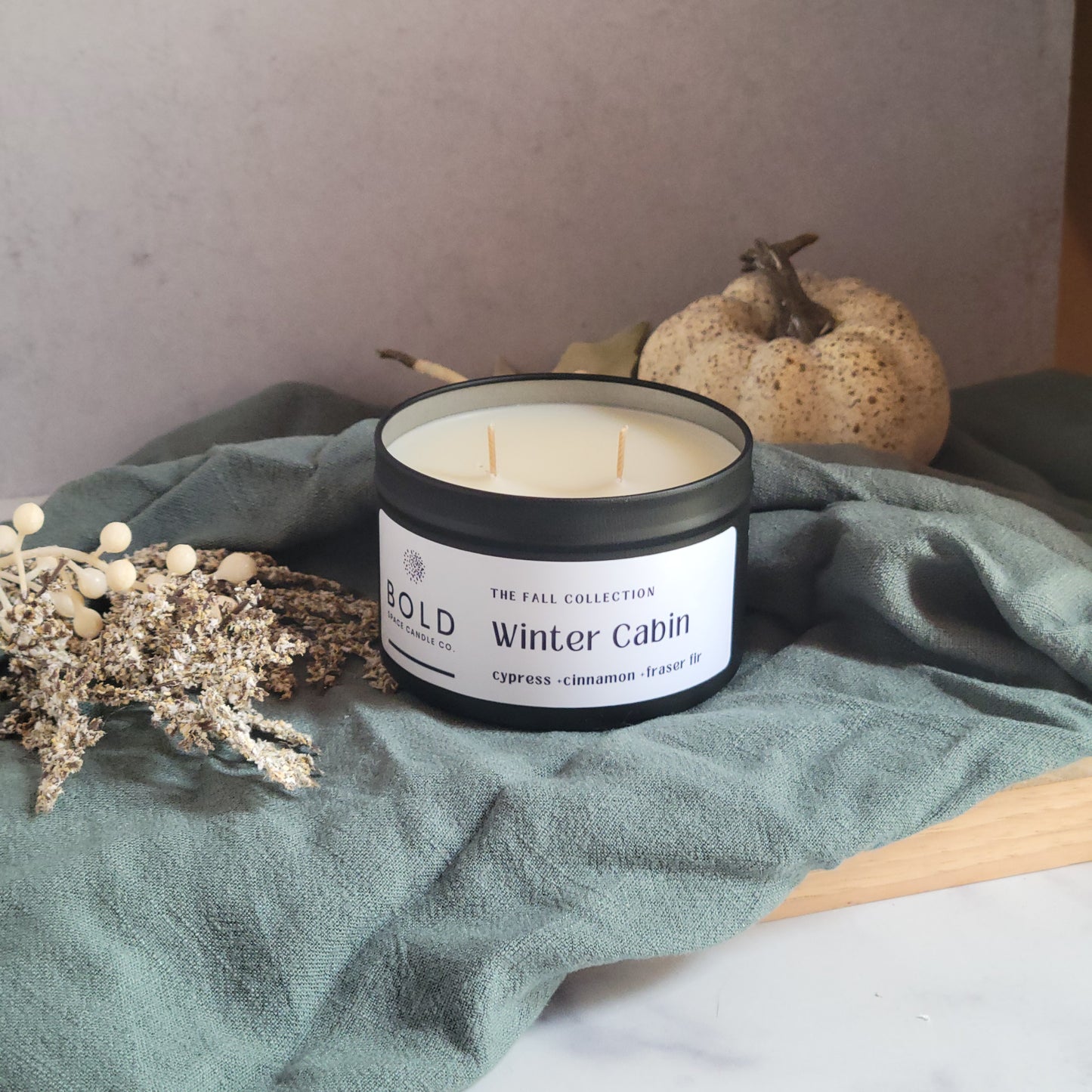 Winter Cabin - Cypress + Fraser Fir + Cinnamon- 6 oz.