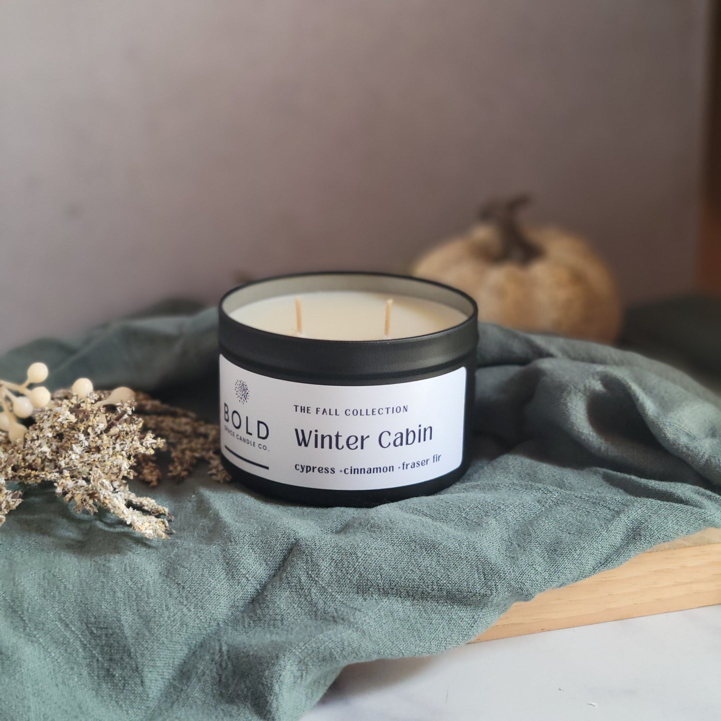 Winter Cabin - Cypress + Fraser Fir + Cinnamon- 6 oz.