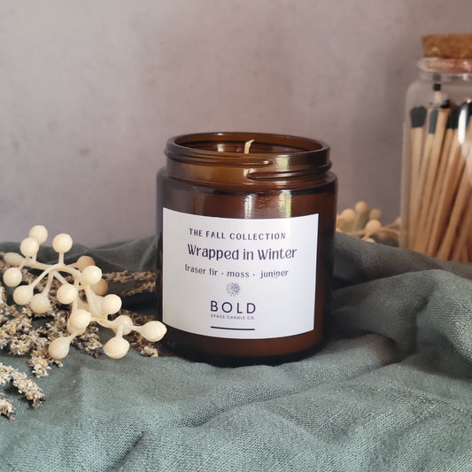 Wrapped in Winter - Fraser Fir + Moss + Frosted Juniper - 3 oz.