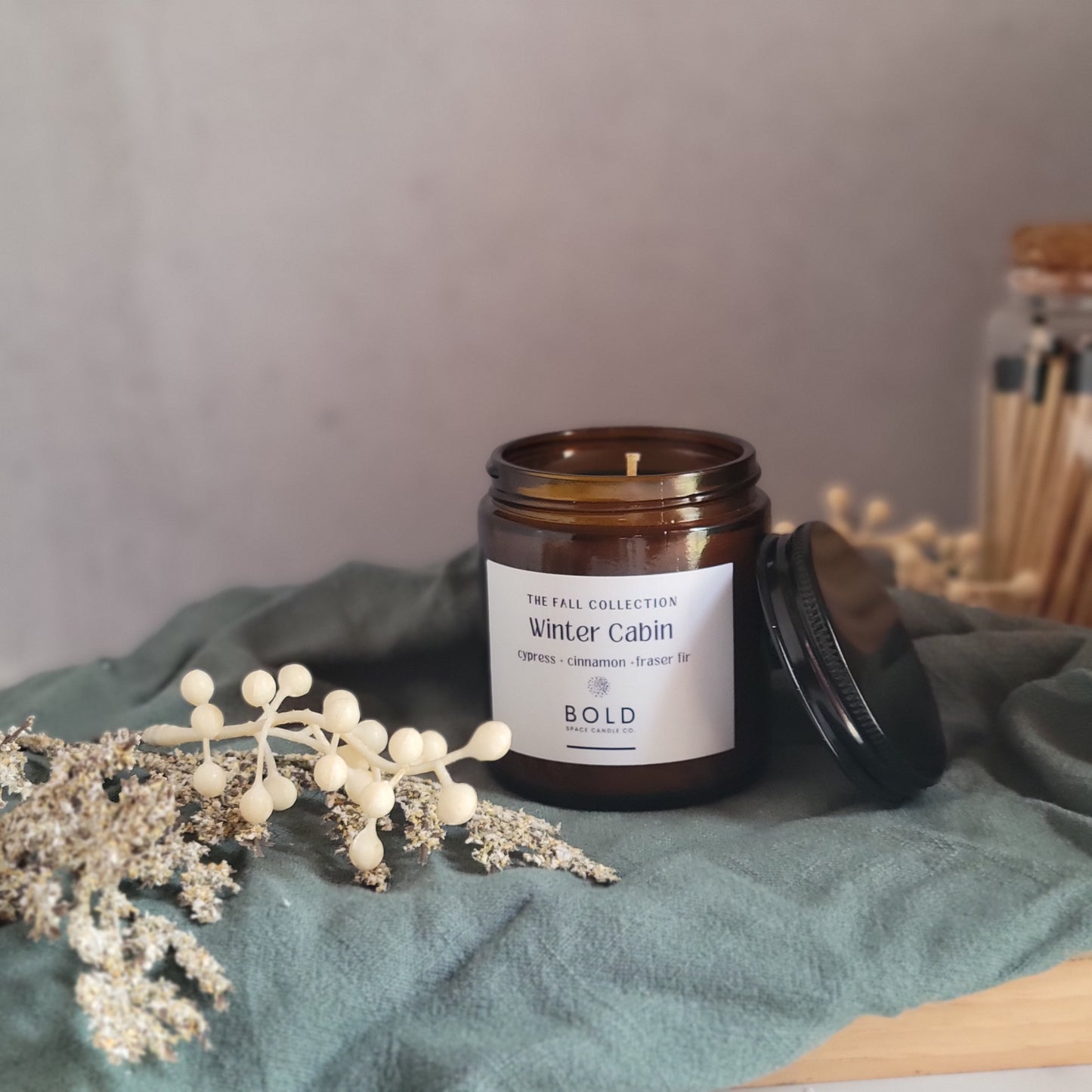 Winter Cabin - Cypress + Fraser Fir + Cinnamon- 3 oz.