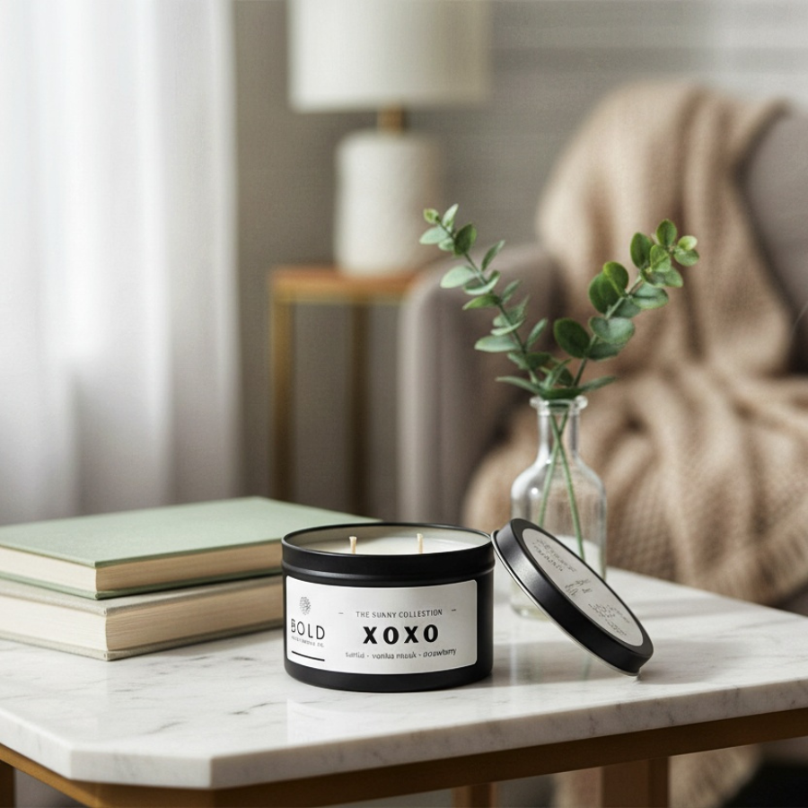 Xoxo - Vanilla Musk + Black Santal + Strawberries- Love