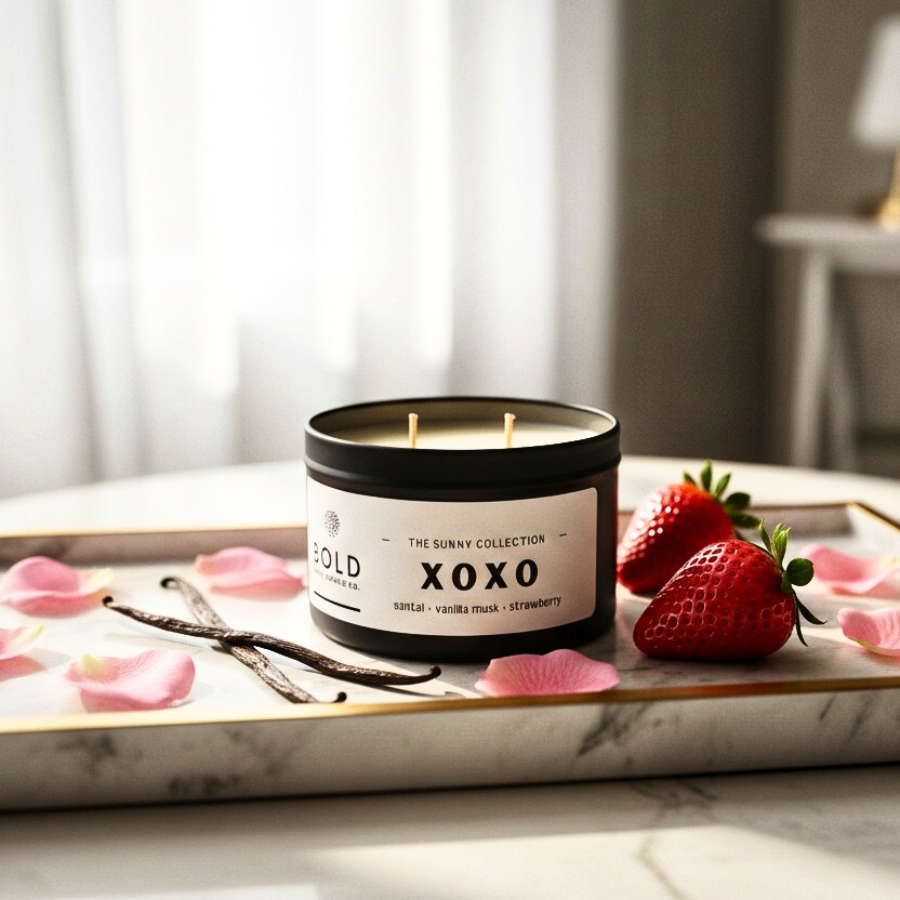 Xoxo - Vanilla Musk + Black Santal + Strawberries- Love
