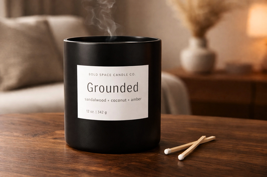 12 oz. Grounded - Sandalwood + Coconut + Amber