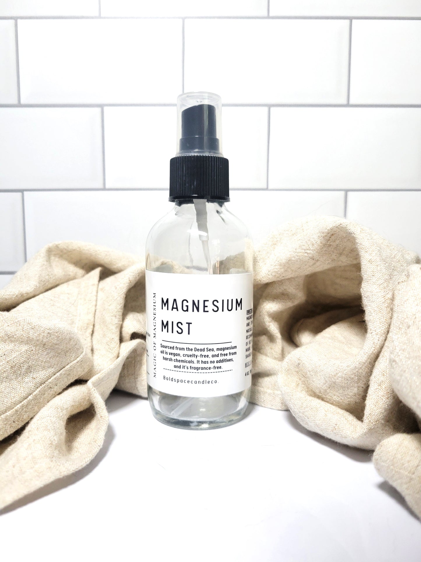 Magnesium Mist Spray | 4 oz. Glass Bottle | Power of Magnesium | Wellness