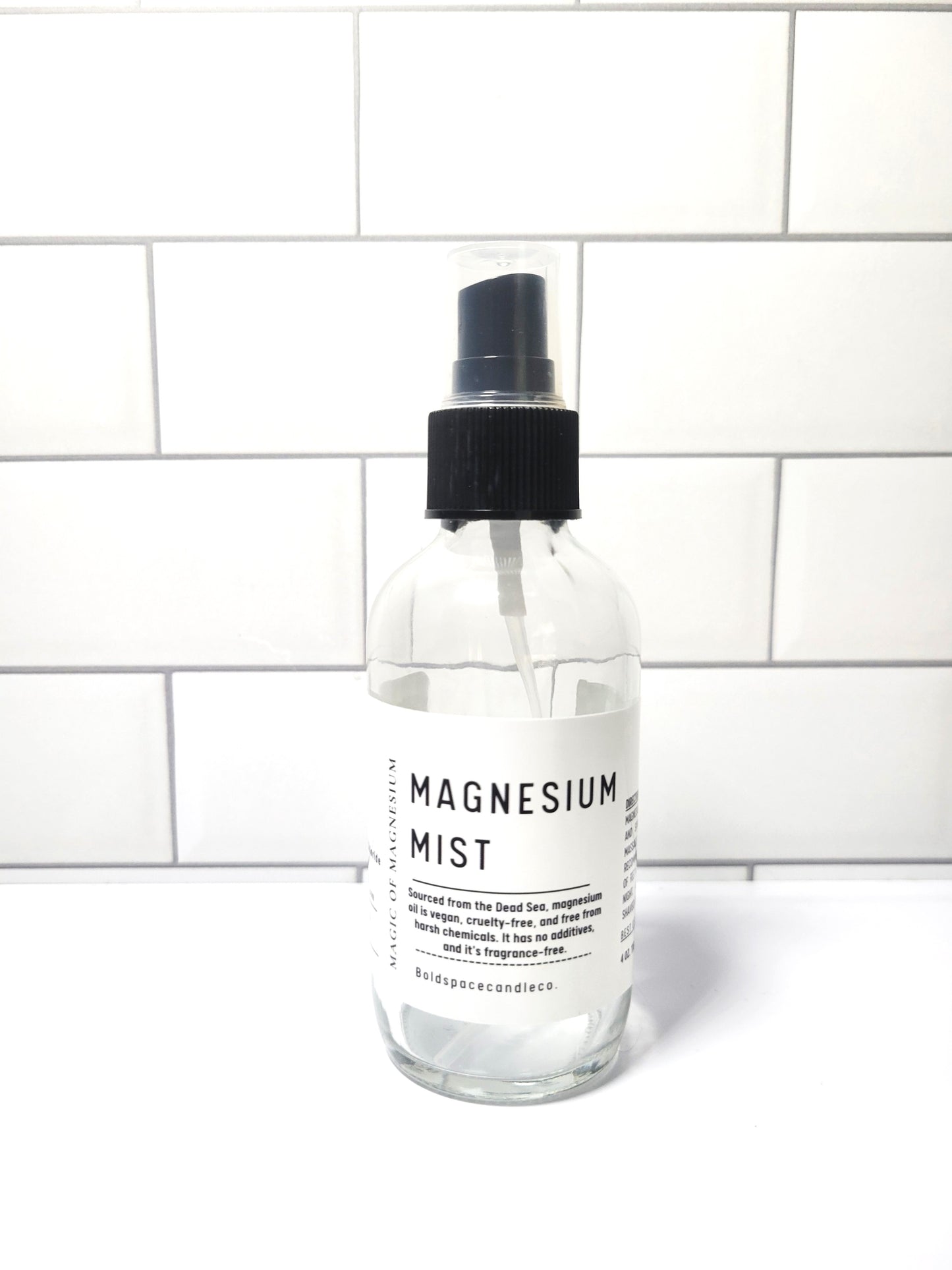 Magnesium Mist Spray | 4 oz. Glass Bottle | Power of Magnesium | Wellness