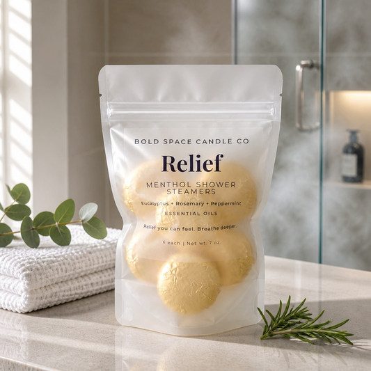 Relief - Rosemary + Eucalyptus + Peppermint Shower Steamers