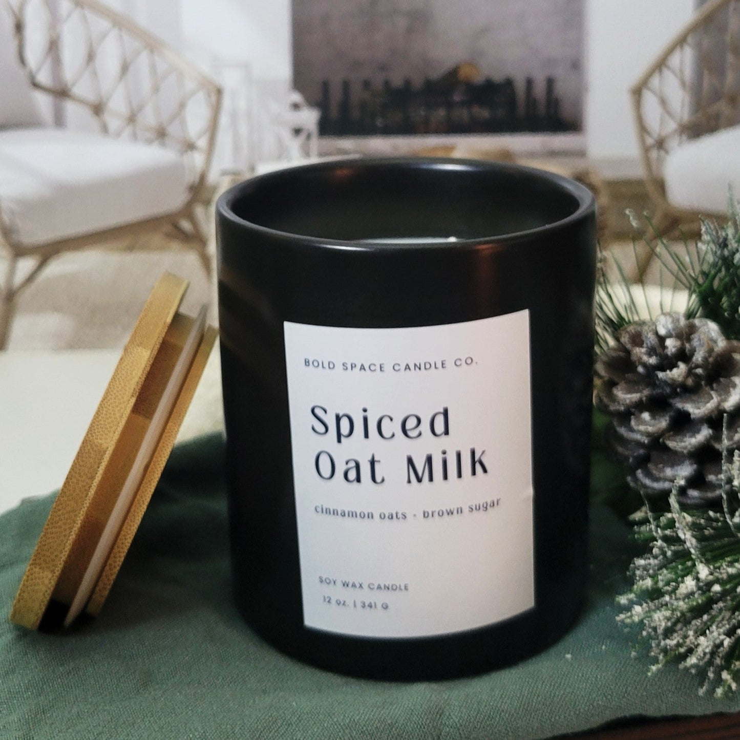 Spiced Oat Milk - Cinnamon Oats + Brown Sugar + Praline- 12 oz.