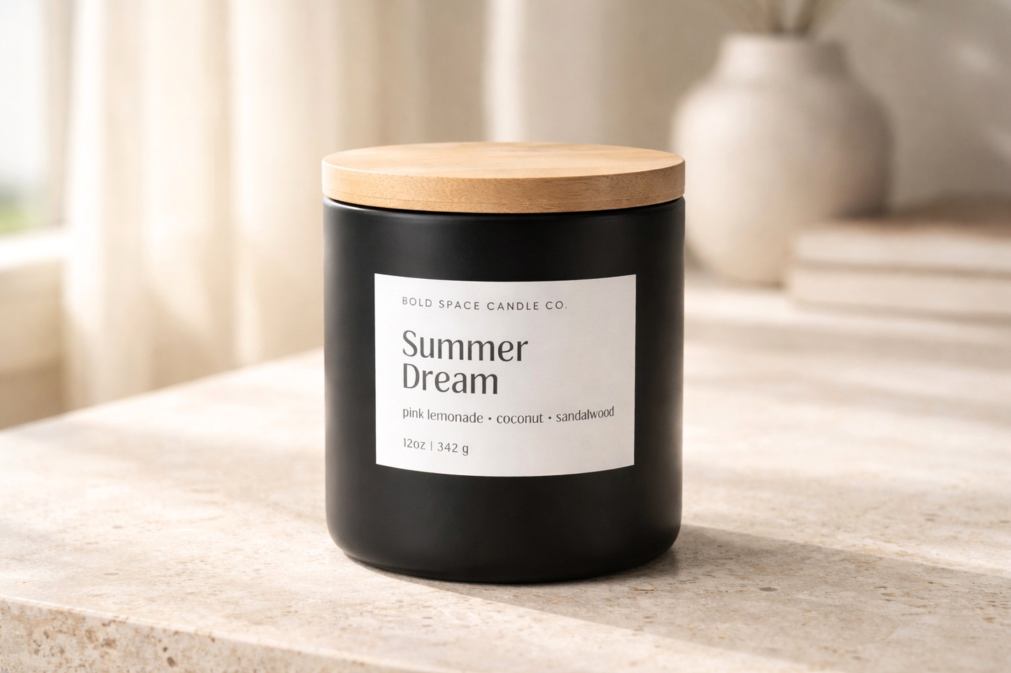 12 oz. Summer Dream - pink lemonade + coconut + sandalwood