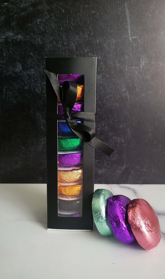 Aromatherapy Macaron Gift Box: 10 Menthol Shower Steamers | Self-Care & Relaxation