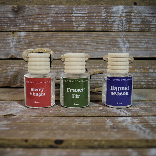 Car Diffuser 3 pack Winter Collection – Long Lasting Fragrance - Giftable Item
