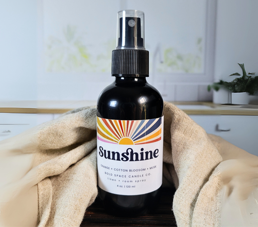 Sunshine - Linen & Room Spray – 4 oz. Black Bottle