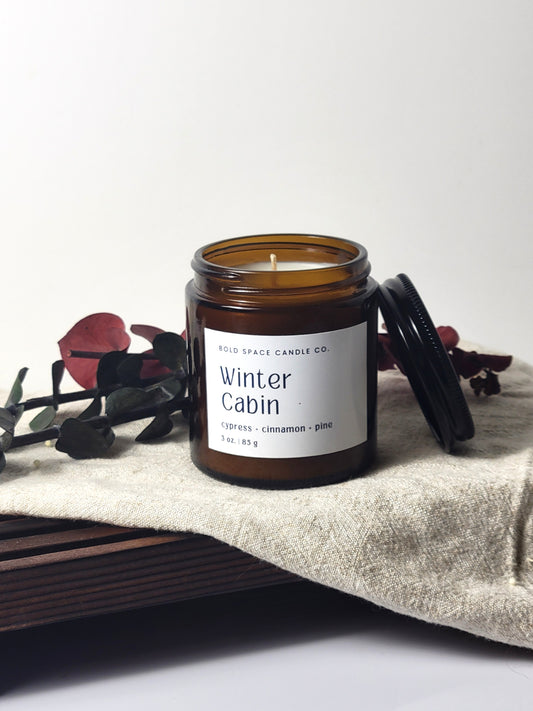 Winter Cabin - Cypress + Fraser Fir + Cinnamon- 3 oz.