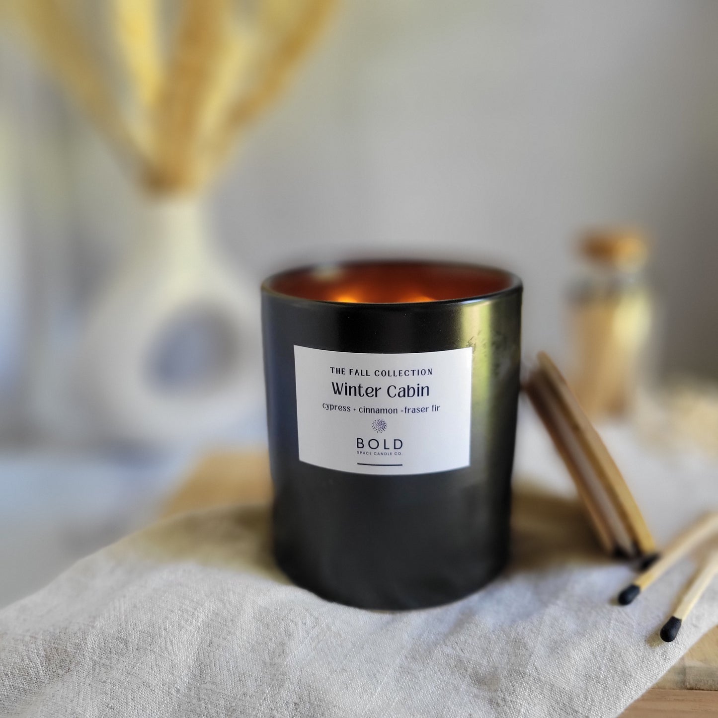 Winter Cabin - Cypress + Fraser Fir + Cinnamon- 12 oz. Candle