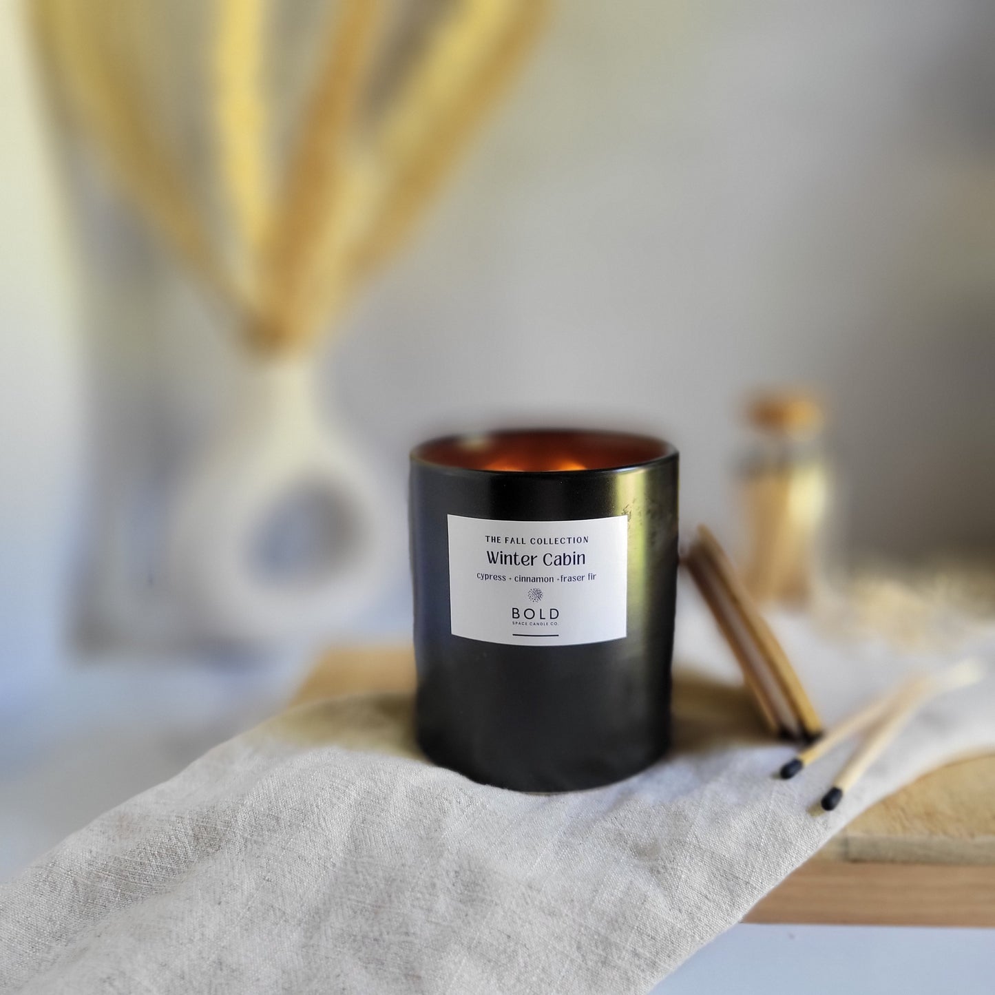 Winter Cabin - Cypress + Fraser Fir + Cinnamon- 12 oz. Candle