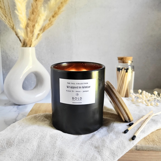 Wrapped in Winter | Fraser Fir + Moss + Frosted Juniper | 12 oz. Candle